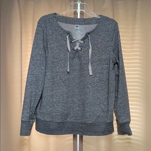 Gray fun Old Navy sweatshirt
